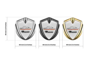 Badge Auto Metalliche Disegno Max Stile Corse